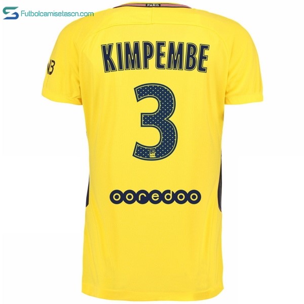 Camiseta Paris Saint Germain 2ª Kimpembe 2017/18